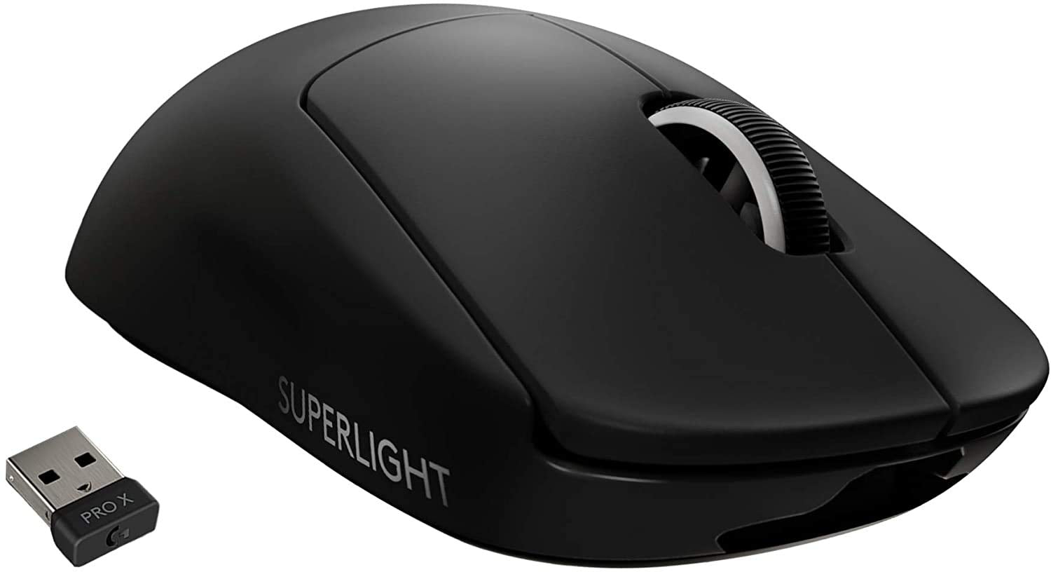 Logitech G PRO X Superlight 2 Lightspeed Wireless Gaming Mouse, Lightweight, LIGHTFORCE Hybrid Switches, Hero 2 Sensor, 32,000 DPI, 5 Programmable Buttons, USB-C Charging, PC & Mac - Black