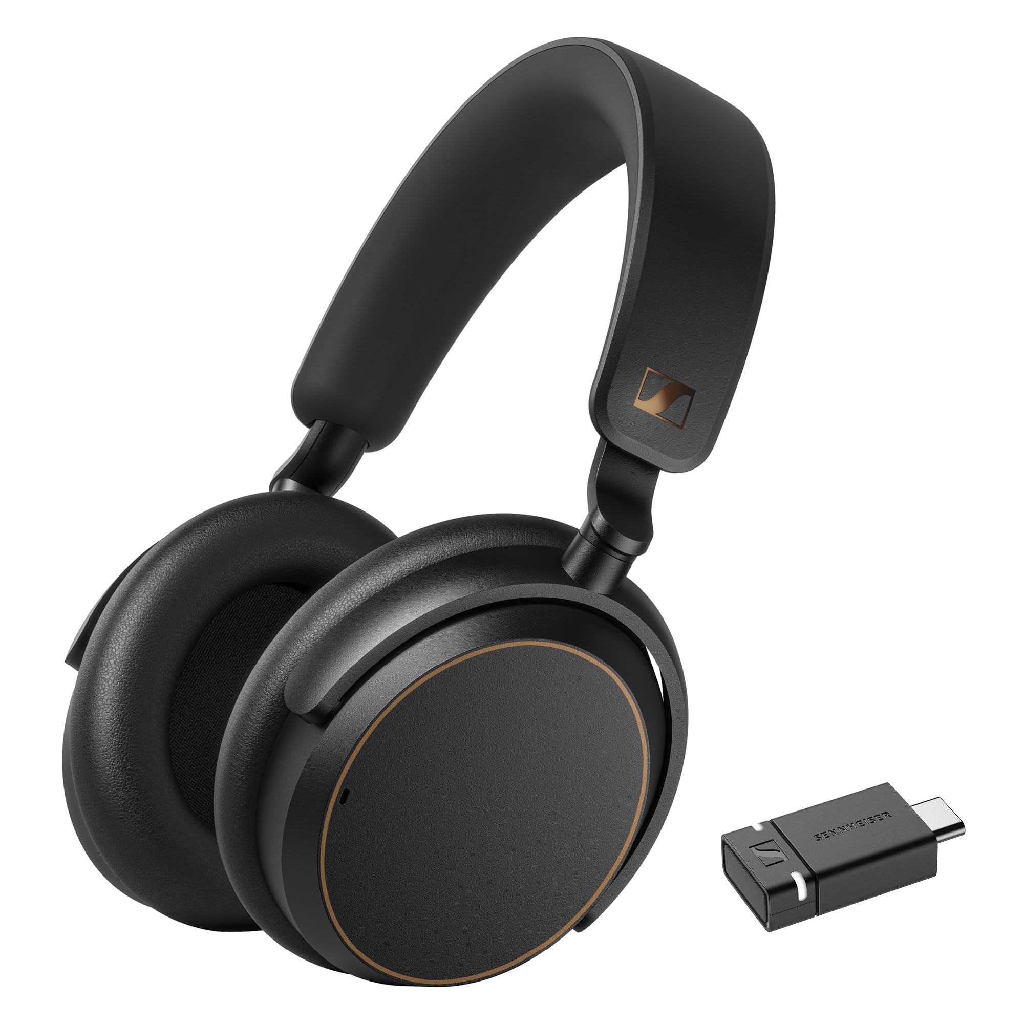 Sennheiser Accentum Wireless Bluetooth Over Ear Headphones with Mic -Designed in Germany Audio,50Hr Battery,10 Min Quick Charge = 5Hr Playback,Hybrid ANC