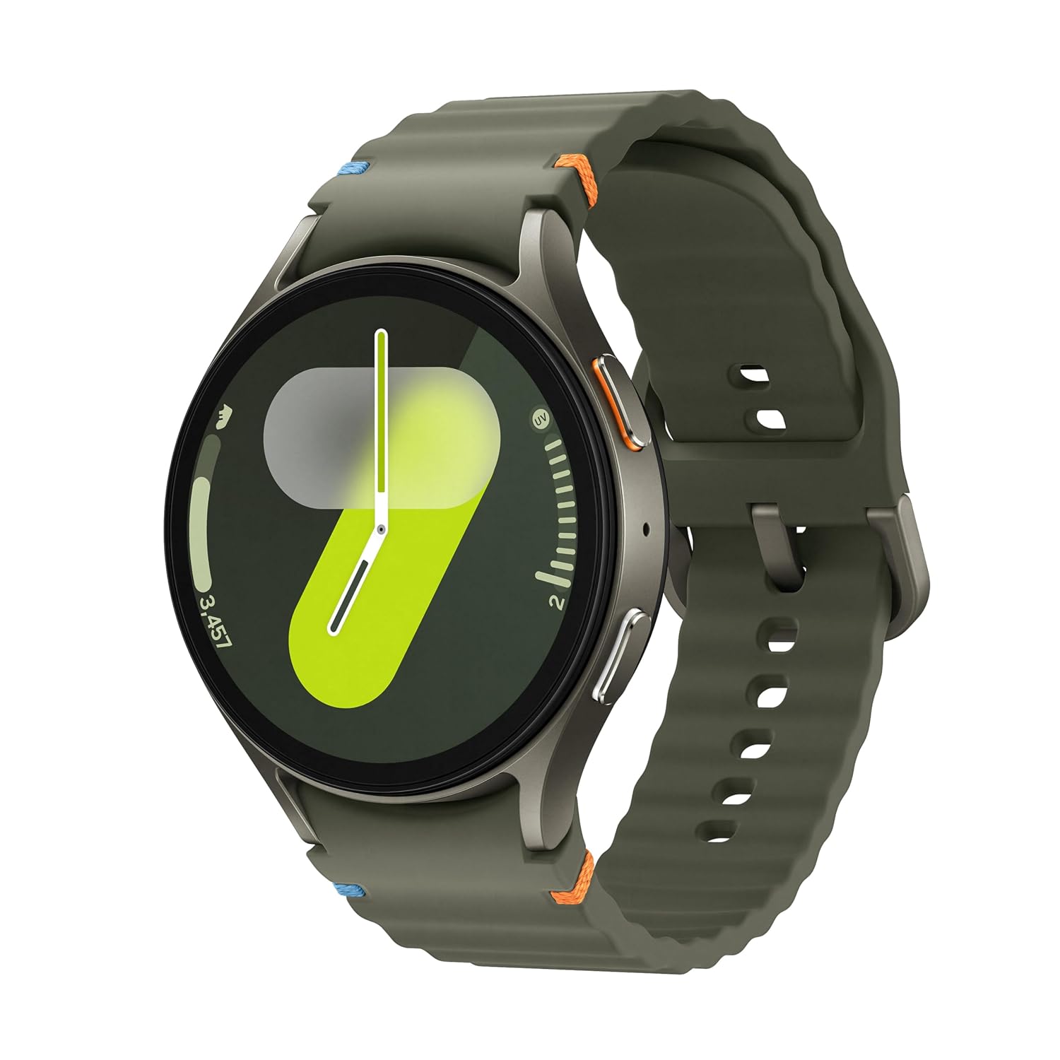 Samsung Galaxy Watch 7 (40mm, Green, BT+LTE) with 3nm Processor | Dual GPS | Sapphire Glass & Armour Aluminum | 5ATM & IP68 | HR, SpO2, BP & ECG Monitor