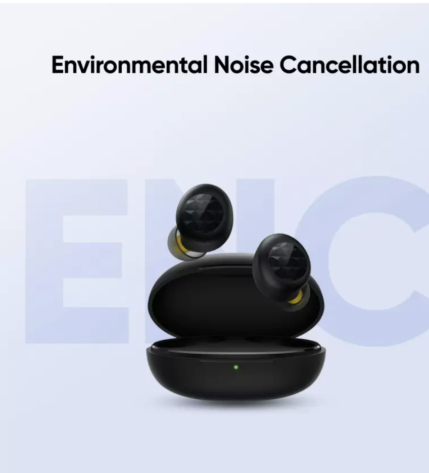 Realme Buds Q2 Neo with Environment Noise Cancellation (ENC) Bluetooth Headset  (Black, True Wireless) (Unboxed)
