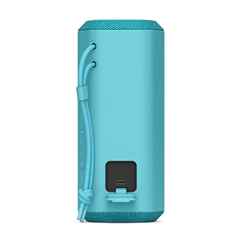 Sony SRS-XE200 X-Series Wireless Ultra Portable-Bluetooth-Speaker, IP67 Waterproof, Dustproof and Shockproof with 16 Hour Battery Life and Easy to Carry Strap - Blue