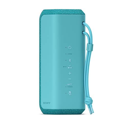 Sony SRS-XE200 X-Series Wireless Ultra Portable-Bluetooth-Speaker, IP67 Waterproof, Dustproof and Shockproof with 16 Hour Battery Life and Easy to Carry Strap - Blue