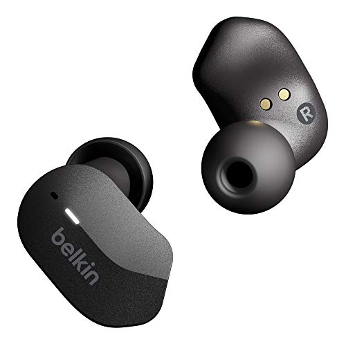 (Open Box) Belkin Soundform Bluetooth Truly Wireless in Ear Earbuds with Mic (Black) (Grade - A+)